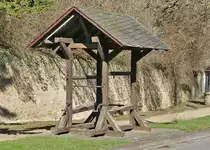 Ein restaurierter  Pferdenotstall  des ehemaligen Bleibergwerks Mechernich,  hier in B�rvenich ( Stadt Z�lpich) - 10.03.2017