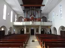 Herdern, Orgel in der St. Urban Kirche, Kirche erbaut von 1935 bis 1936, Orgel von der Firma Sp�th erbaut 1936 (15.08.2016)