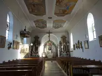P�rndorf, barocker Innenraum der Pfarrkirche St. Bartholom�us (20.11.2016)