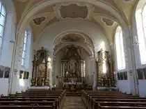Ro�bach, barocke Alt�re in der Pfarrkirche Maria Verk�ndigung (20.11.2016)