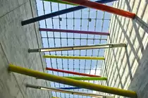 Das Dach �ber dem Tiefbahnhof �Bayerischer Bahnhof� in Leipzig. Aufnahme: 30. April 2017