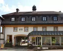 St.Blasien, das Torhaus, Eingangsbereich zum Klostergel�nde, Sept.2015