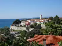 Aussicht auf die Altstadt der Stadt Krk mit der Marienkathedrale (30.04.2017) 