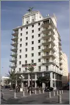 C�diz. Das Edificio F�nix (Diario de C�diz) wurde 1957 an der Plaza San Juan de Dios errichtet. 19.04.2017