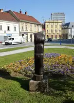 Karlovac, Skultpur an der Domobranska Stra�e (01.05.2017)