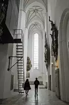 Innenraum im Dom zu Aarhus. Der St.-Clemens-Dom ist das gr��te Kirchengeb�ude der d�nischen Stadt Aarhus in J�tland. Er ist dem Patron der Seefahrer, dem heiligen Clemens, geweiht und dient dem Bistum Aarhus in der lutherischen D�nischen Volkskirche als Kathedrale.
Aufnahmedatum: 5. Juni 2017.
