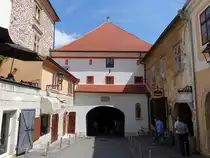 Zagreb, Kleintor am �bergang von Unterstadt in die Oberstadt (01.05.2017)