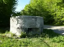 Lucelle, ehemaliger Bunker der Mginot-Linie, au�erhalb des Ortes, Mai 2017