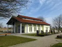 March, OT Neuershausen, die Einsegnungshalle auf dem Friedhof, M�rz 2017