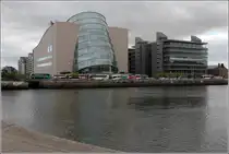 Dublin. Das moderne Convention Center am North Wall Quay. 28.04.2017