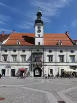 Maribor, altes Rathaus von 1515 am Hauptplatz Glavni Trg (04.05.2017)