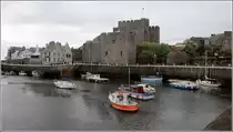 Castletown. Der manx-g�lische Name lautet: Balley Chashtal. Castle Rushen liegt am Silverburn River und entstand im 13. Jahrhundert. Damals geh�rte die Isle of Man zum K�nigreich Norwegen. 29.04.2017
