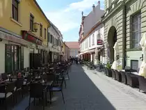 Maribor, Geb�ude in der Postna Ulica Stra�e in der Altstadt (04.05.2017)