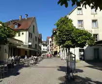 Tiengen, Blick in die Hauptstra�e in der Altstadt, Sept.2015 