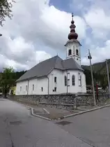 Camporosso, St. Pietro Kirche, erbaut ab 1444 mit barocker Ausstattung (05.05.2017)