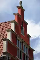 STEINFURT, Ortsteil Burgsteinfurt (Kreis Steinfurt), 13.05.2017, Giebel eines der sogenannten Professorenh�user am Markt im Ortsteil Burgsteinfurt