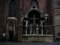 Seiteneingag der St.Lambertus Kirche.(19.01.2008)