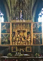 Der  Pacher Altar  in der Pfarrkirche St. Wolfgang (Ober�sterreich) - 12.06.2017