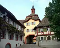 Burkheim, das Rotweiler Tor, stadtausw�rts gesehen, einzig erhaltenes von ehemals drei Stadttoren, Mai 2010