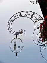 Ottoberg, Gemeinde M�rstetten, Bezirk Weinfelden, Aush�ngeschild des Gasthauses Weinberg - 30.06.2012