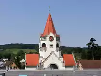 Weinfelden, Reformierte Kirche. Am 10. M�rz 1904 fand die Einweihung statt - 30.06.2012