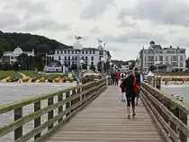 Die Seebr�cke in Binz auf der Insel R�gen am 22. Juli 2017.
