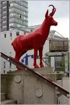 Hamburg-Harburg. Moderne Kunst am Westlichen Bahnhofskanal. 
02.08.2017