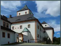 Das �stliche Tor zum Schloss Augustusburg. (29.07.2017)