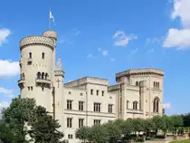 R�ckseite des Schloss Babelsberg bei Potsdam  am 09. August. 2017.