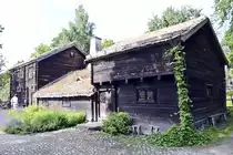 Morag�rden (Bauernhof aus Mora) im Stockholmer Freilichtmuseum �Skansen�.
Aufnahme: 26. Juli 2017.