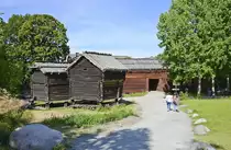 Morag�rden (Bauernhof aus Mora) im Stockholmer Freilichtmuseum  �Skansen�. Aufnahme: 26. Juli 2017.