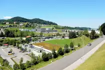 Herisau, Blick in Richtung Glattalviadukt (Entstehung 1907-1910) - 03.06.2015