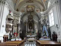 Sexten, barocke Alt�re in der Pfarrkirche St. Peter und Paul (07.05.2017)