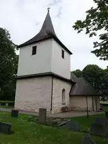 Ev. Kirche von V�versunda, romanisch, erbaut im 12. Jahrhundert (15.06.2017)