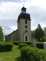 R�d�n, Ev. Kirche, erbaut von 1806 bis 1811 durch den  Architekten Thure Wennberg (18.06.2017)
