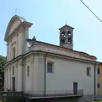 Die katholische Kirche Parrocchia di  San Giorgio Martire  in Orio al Serio. (Juli 2010)