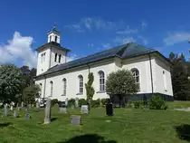 Ev. Kirche von H�ssj�, Steinkirche erbaut von 1792 bis 1795 (20.06.2017)