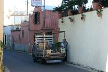 Ein Obsth�ndler in der Via Giovanni da Procida; 26.01.2008