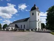 Ev. Kirche in Husby, erbaut im 13. Jahrhundert, erweitert von 1779 bis 1782 (22.06.2017)