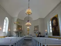 S�derfors, klassizistischer Innenraum der Ev. Kirche (22.06.2017)