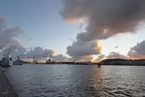 Am Ufer des Flusses G�ta �lv in G�teborg. (August 2010)