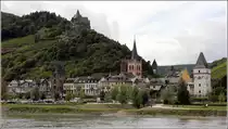 Bacharach. Etliche historische Geb�ude pr�gen das Bild der erstmals im 11. Jahrhundert urkundlich erw�hnten Stadt. Sie geh�rt zum UNESCO-Weltkulturerbe Oberes Mittelrheintal. 15.09.2017
