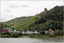 Rheindiebach. Oberhalb des Ortes liegt die Burgruine F�rstenberg. Der Ort geh�rt zum UNESCO-Weltkulturerbe Oberes Mittelrheintal. 15.09.2017