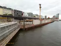 Hamburg am 4.8.2017: Neubau der Hochwasserschutzanlage am Hafentor �stlich der Landungsbr�cken /