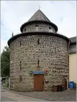 Limburg an der Lahn. Der Katzenturm der ehemaligen Stadtbefestigung beherbergt heute das Marine-Heim Museum. 28.09.2017