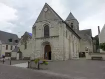 L’�le-Bouchard, romanische Saint-Gilles Kirche, erbaut im 12. Jahrhundert (08.07.2017)