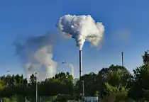 Volldampf in der Zuckerfabrik Euskirchen, die Zuckerr�benernte hat wieder mal begonnen - 21.09.2017