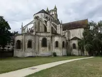 Poitiers, Kirche Saint-Jean de Montierneuf, erbaut im 11. Jahrhundert, Romanisches Chorhaupt (09.07.2017)