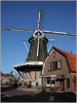 Olst-Wijhe. Die Windm�hle in Wijhe wurde 1703 erbaut. Der Fl�geldurchmesser betr�gt 24,30 m. 15.10.2017