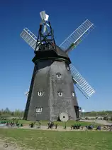 Die Erdholl�nderwindm�hle im Agrarhistorischen Museum Alt Schwerin.